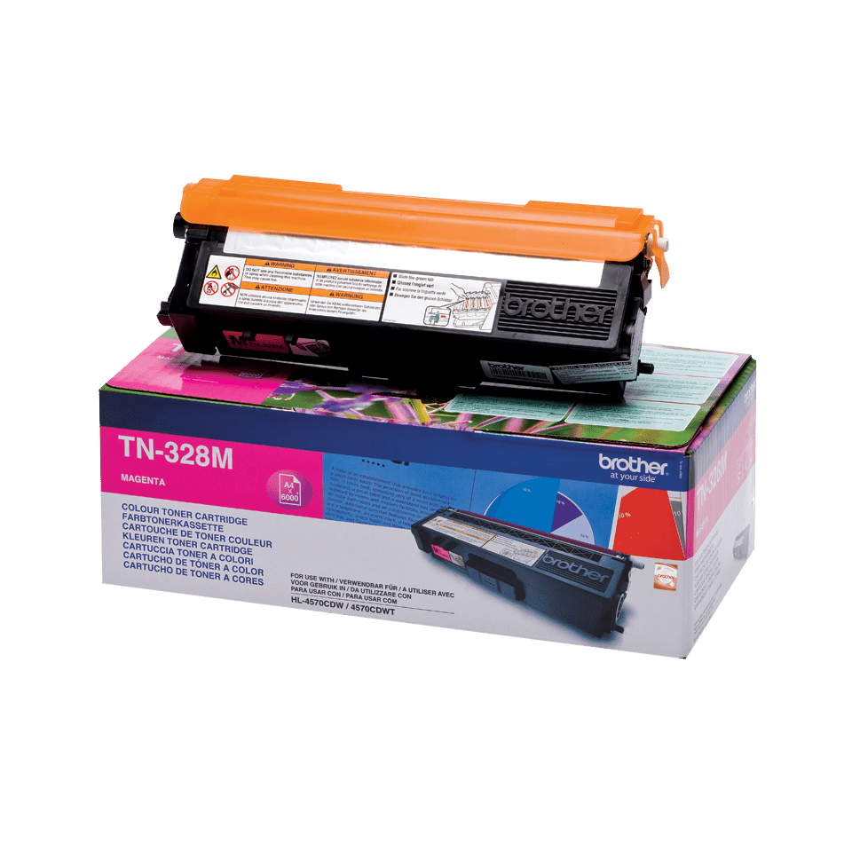 [TN328M] Brother TN-328M / TN328M magenta toner XXL, 6,000 pages