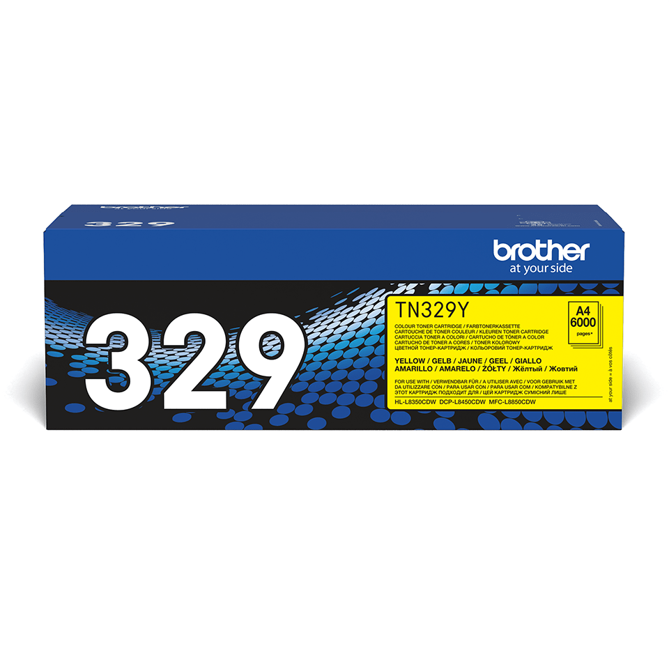 [TN329Y] Brother TN-329Y / TN329Y yellow toner, 6,000 pages