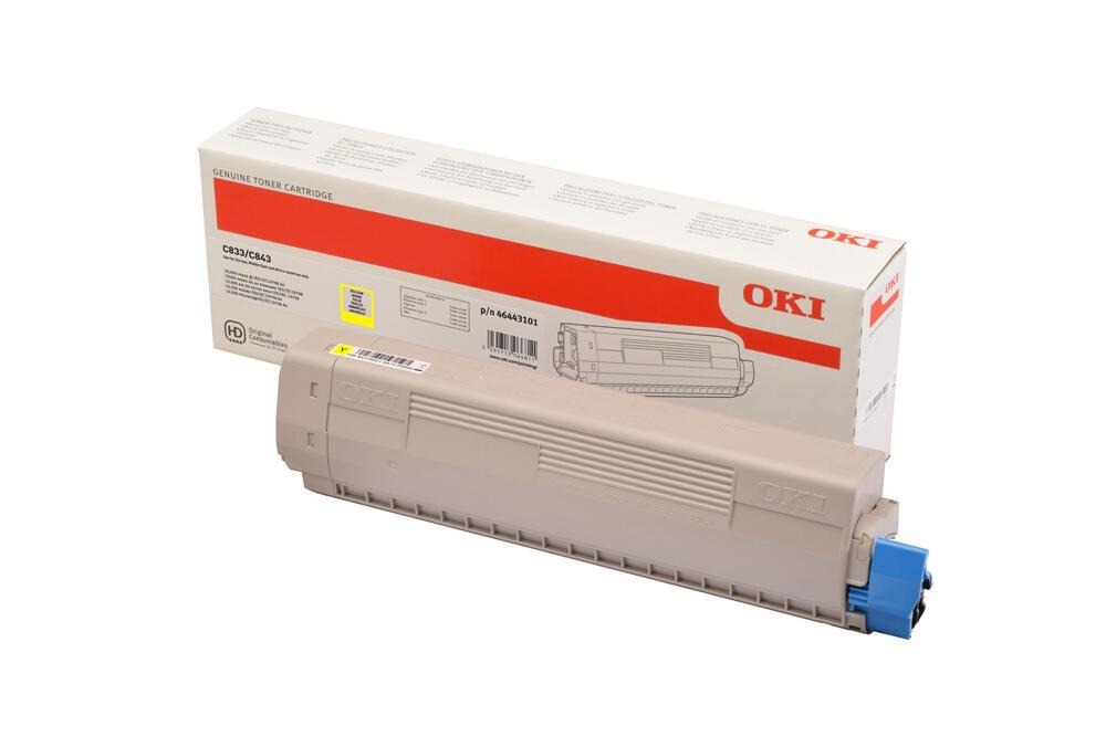 [46443101] Toner OKI 46443101 jaune XL