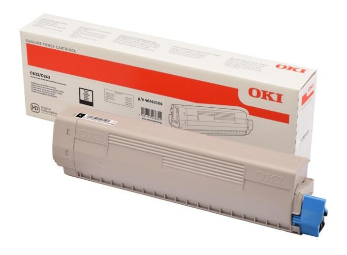 [46443120] Toner OKI ES8433 / 46443120 Schwarz