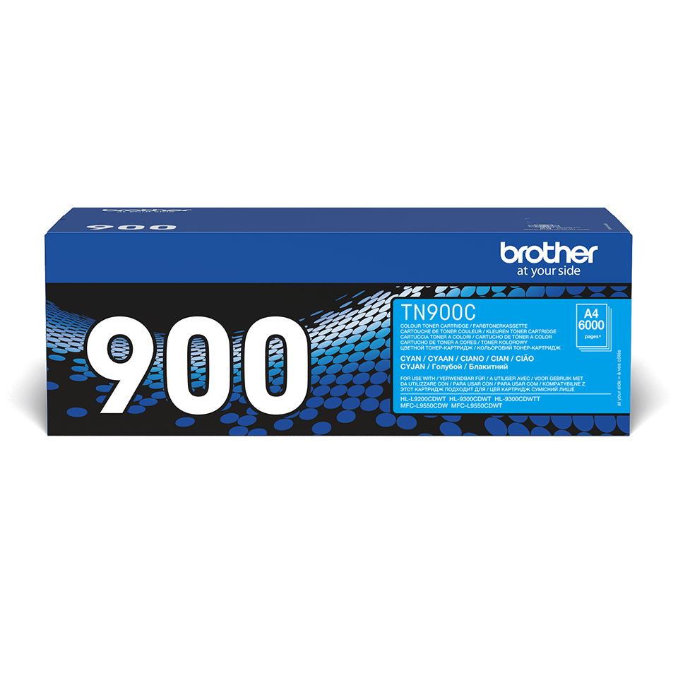 [TN900C] Brother Toner TN-900C / TN900C Cyan, 6.000 Seiten