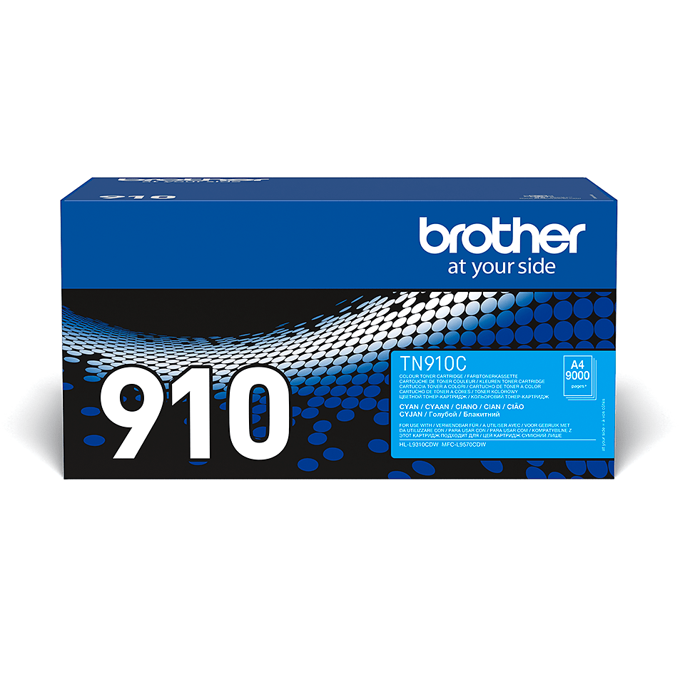 [TN910C] Brother Toner TN-910C / TN910C Cyan, 9.000 Seiten