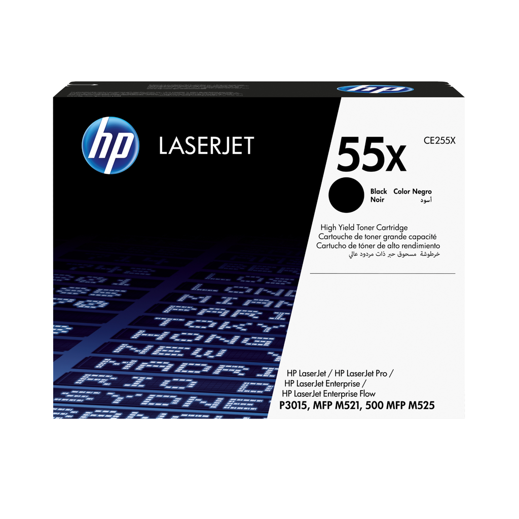 HP Contract 55X / CE255XC black XL toner, 12,500 pages