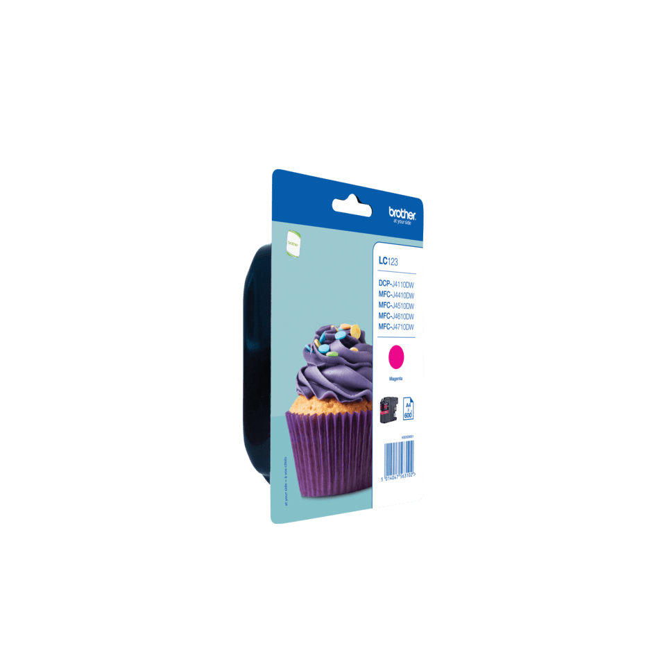 [LC123MBP] Cartouche d'encre Brother LC-123MBP / LC123MBP magenta XL, 600 pages