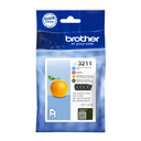 Pack cartouches d'encre Brother LC-3211VAL / LC3211VAL, 4 couleurs, 200 pages