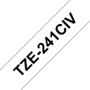 Brother Schriftband laminiert TZe-241CIV / TZE241CIV, schwarz auf weiß, 18 mm x 8 m