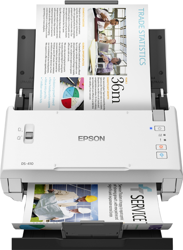 [B11B249401] Scanner de documents Epson DS-410, A4, 26 ppm