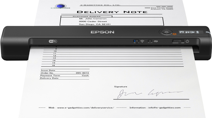 Epson ES-60W document scanner, A4