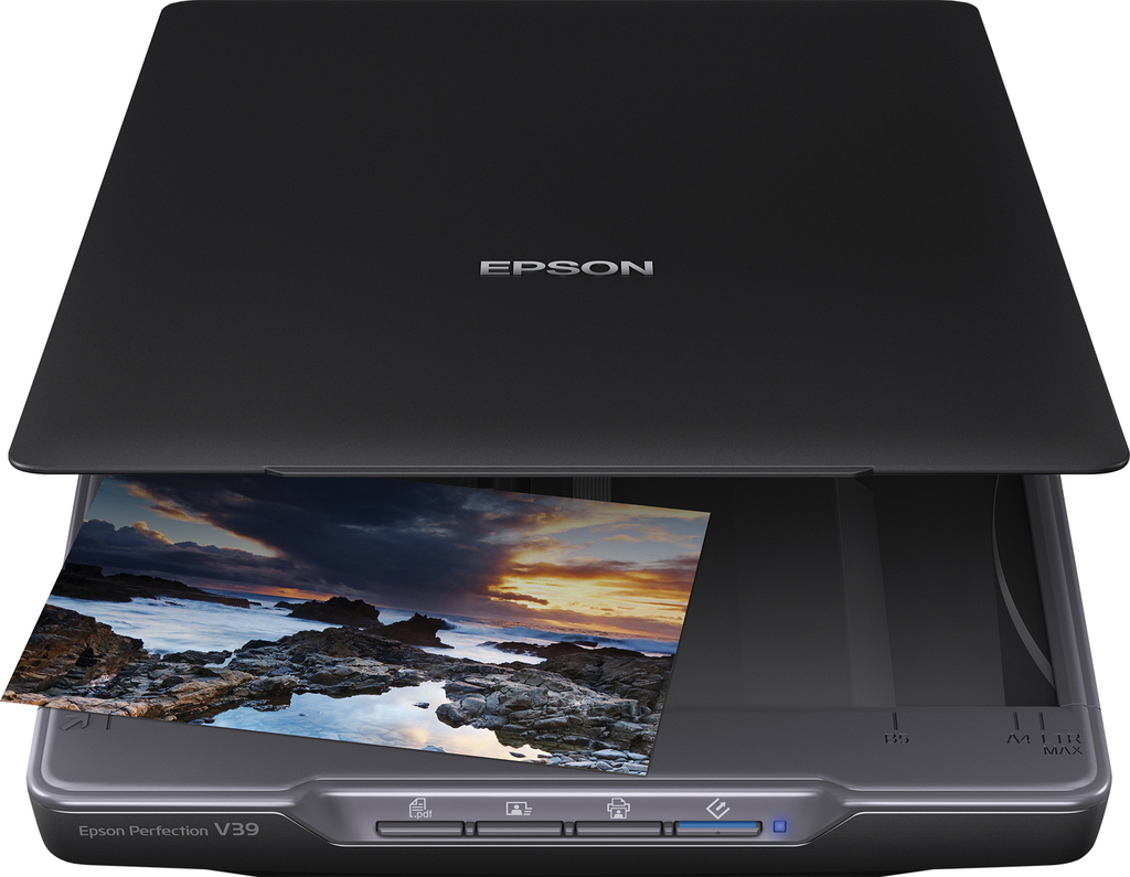 [B11B268401] Scanner de documents Epson Scanner à plat de documents et de photos A4 Perfection V39II avec pied, A4