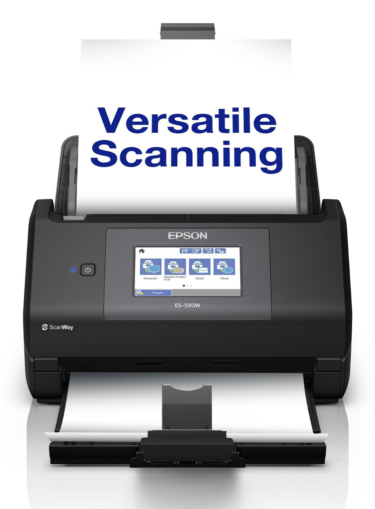 Epson ES-590W Dokumentenscanner, A4, 45 S./Min.