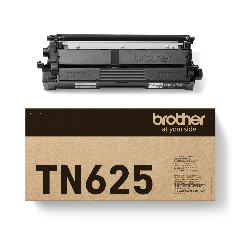Brother Toner TN-625BK / TN625BK Schwarz, 3.000 Seiten