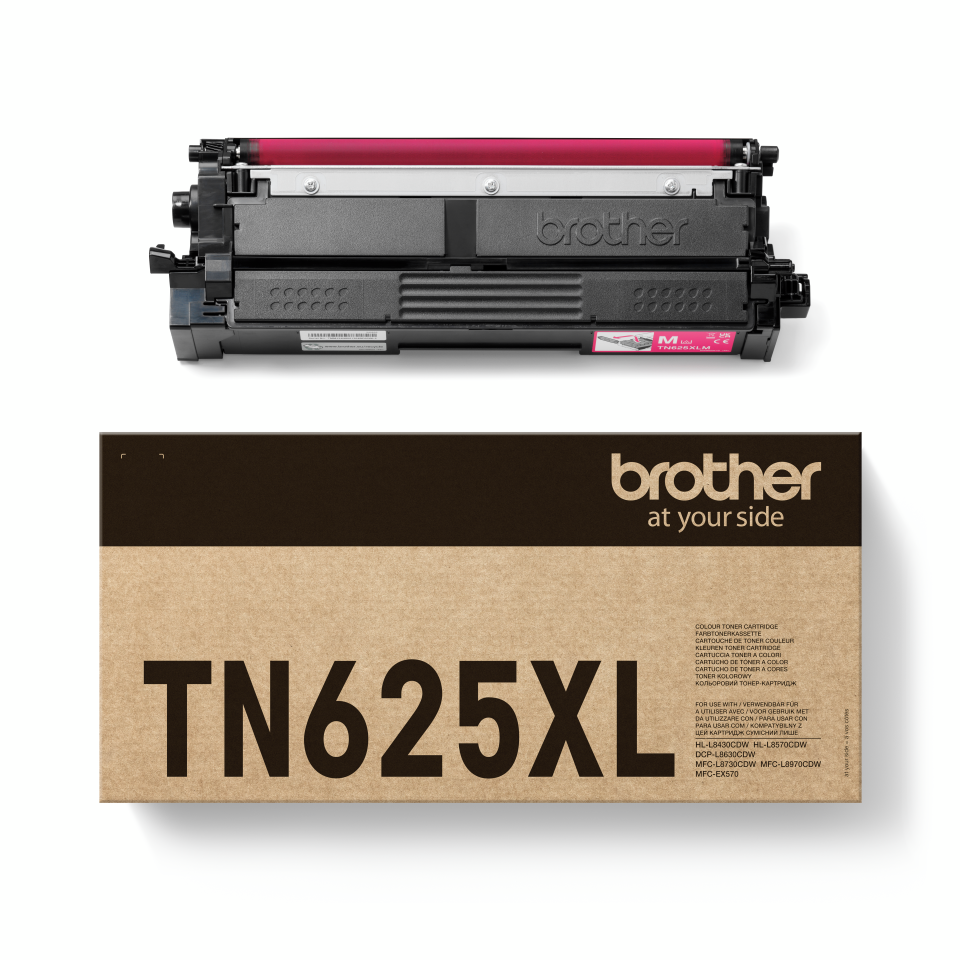 [TN625XLM] Brother Toner TN-625XLM / TN625XLM Magenta XL, 4.500 Seiten