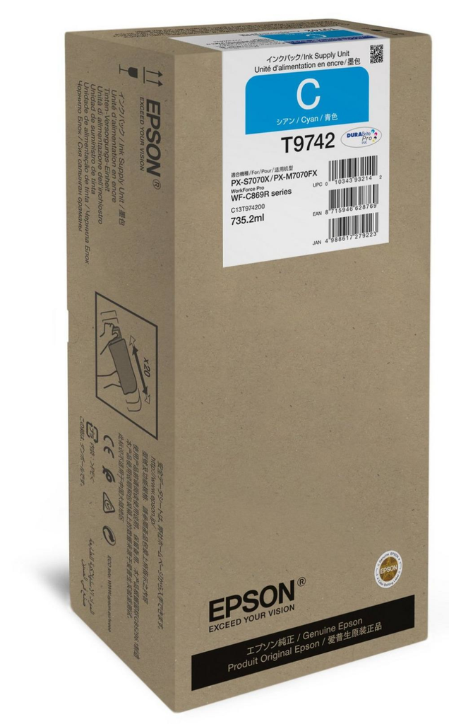 [C13T97420N] Epson Tintentank Cyan C13T97420N