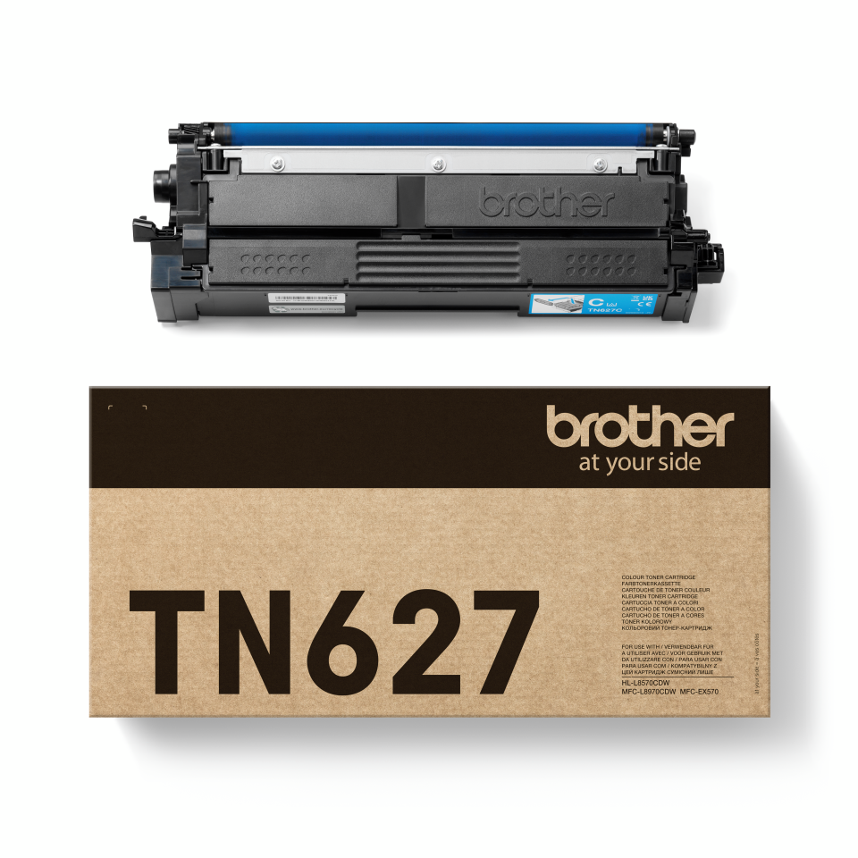 Brother TN-627C / TN627C cyan toner ultra high yield, 10,000 pages