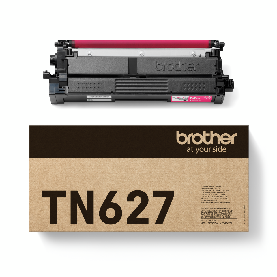 Brother TN-627M / TN627M magenta toner ultra high yield, 10,000 pages