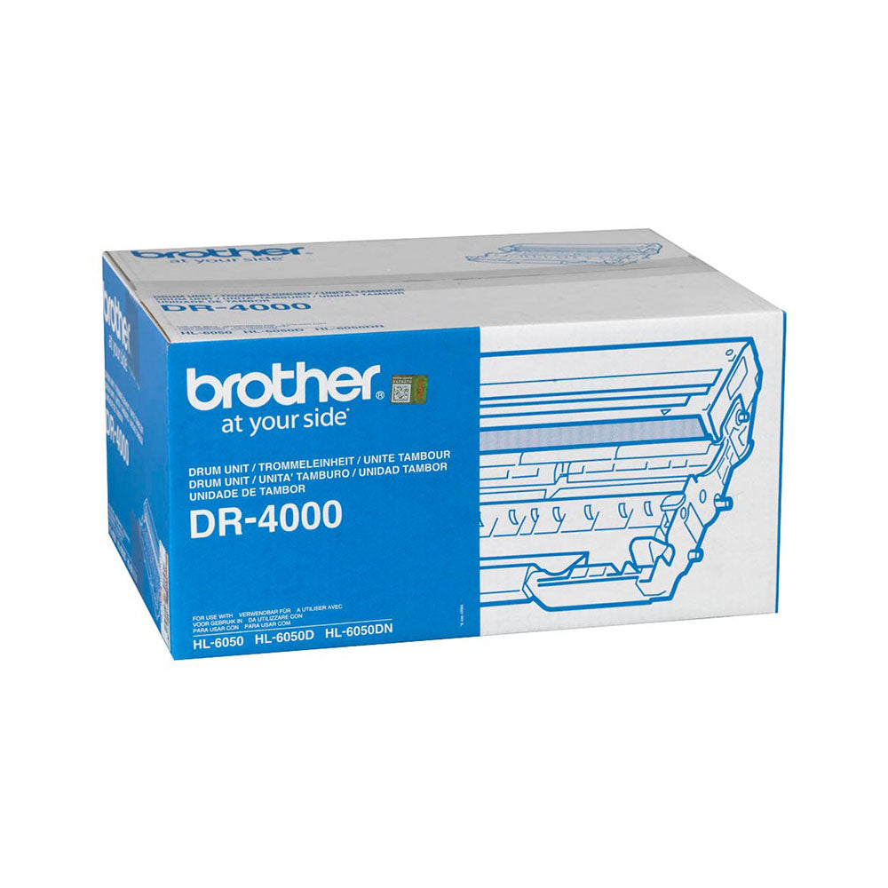 Brother DR4000 black imaging drum, 30,000 pages