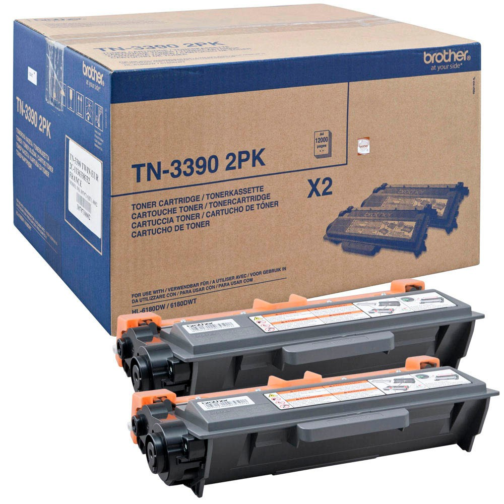 [TN3390TWIN] Toner Brother TN3390TWIN noir, 12 000 pages