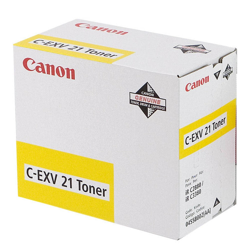 Canon 0455B002 yellow toner, 14,000 pages