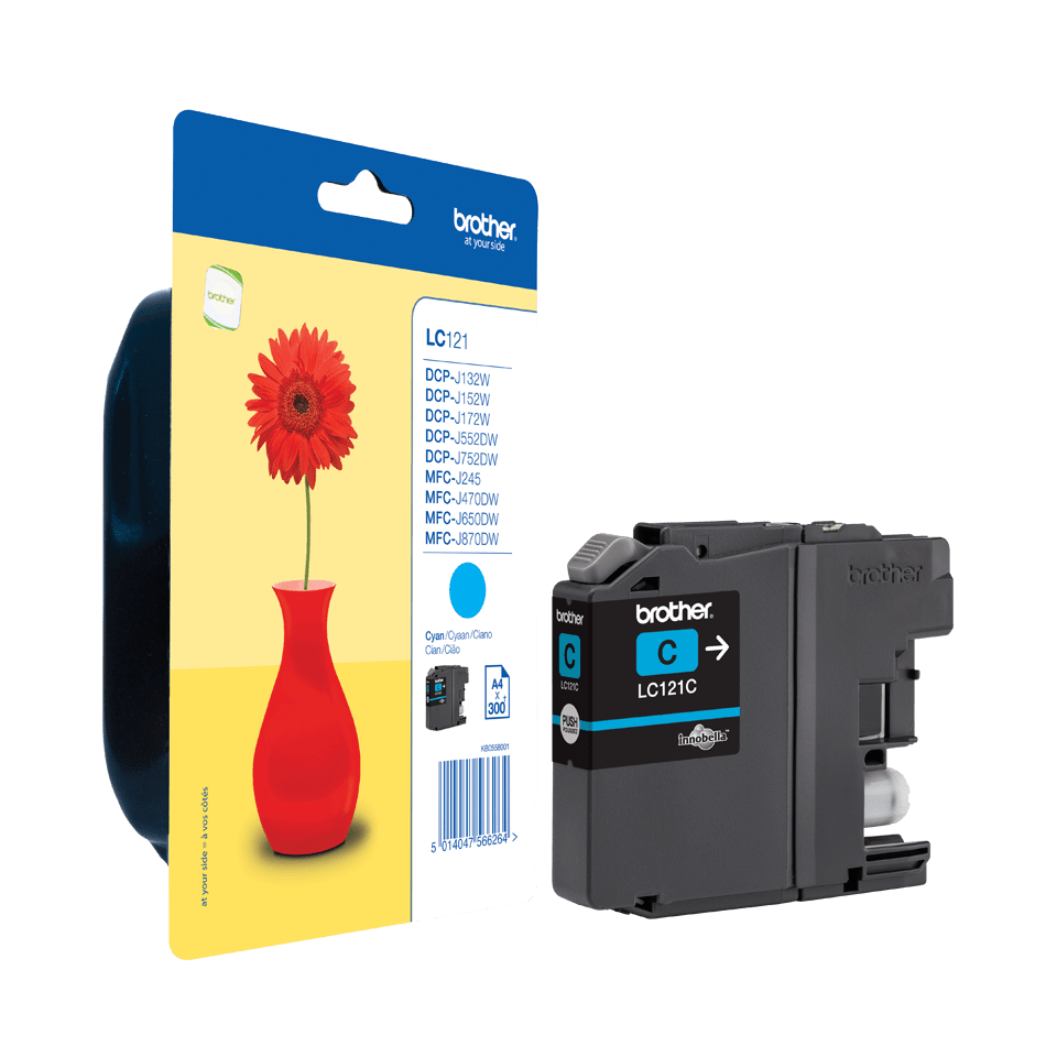 [LC121C] Brother LC-121C / LC121C cyan ink cartridge, 300 pages