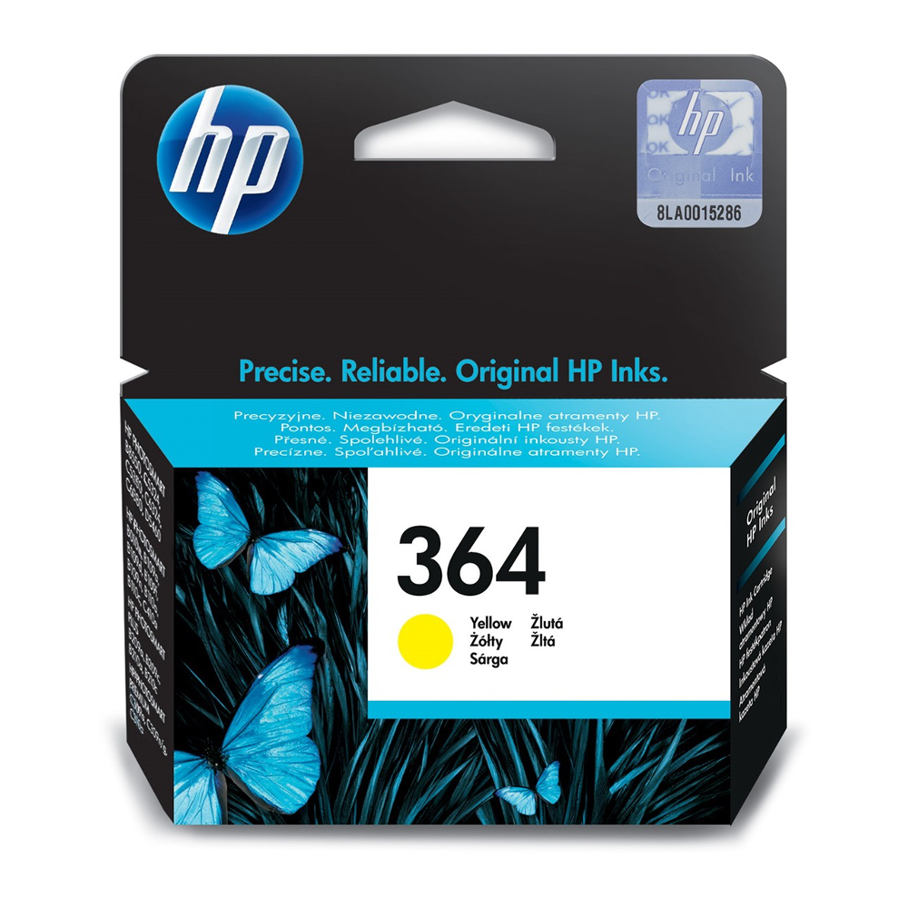 HP CB320EE yellow ink cartridge, 300 pages