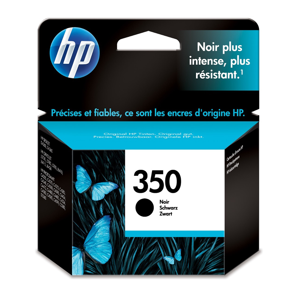 [CB335EE] Cartouche d'encre HP CB335EE noire, 200 pages