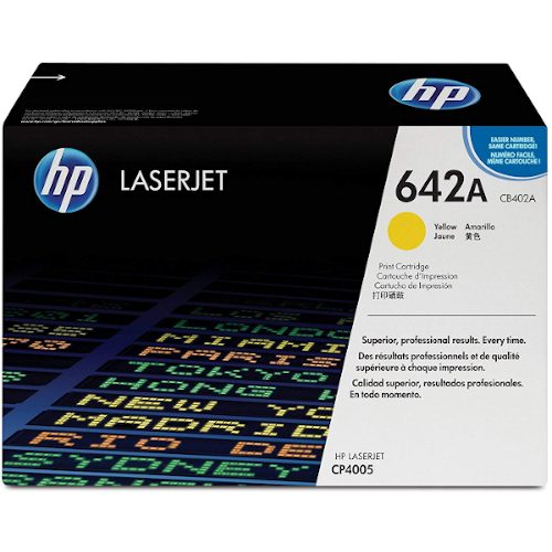Toner HP 642A Gelb, 7.500 Seiten