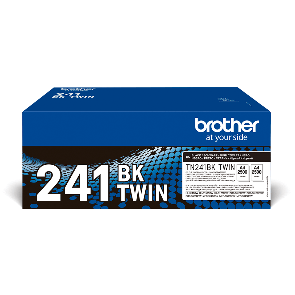 [TN241BKTWIN] Brother TN-241BKTWIN / TN241BKTWIN black toner twin pack, 2 x 2,500 pages