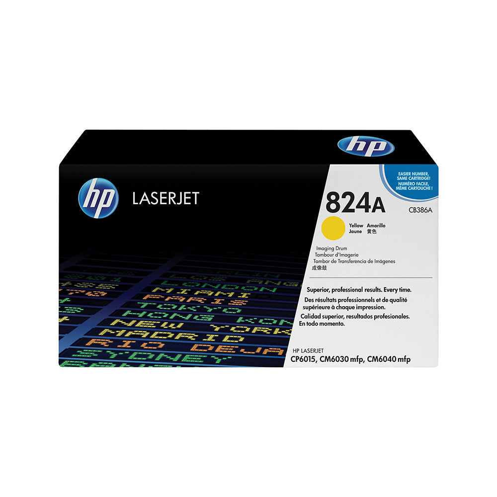 HP 824A yellow imaging drum, 23,000 pages