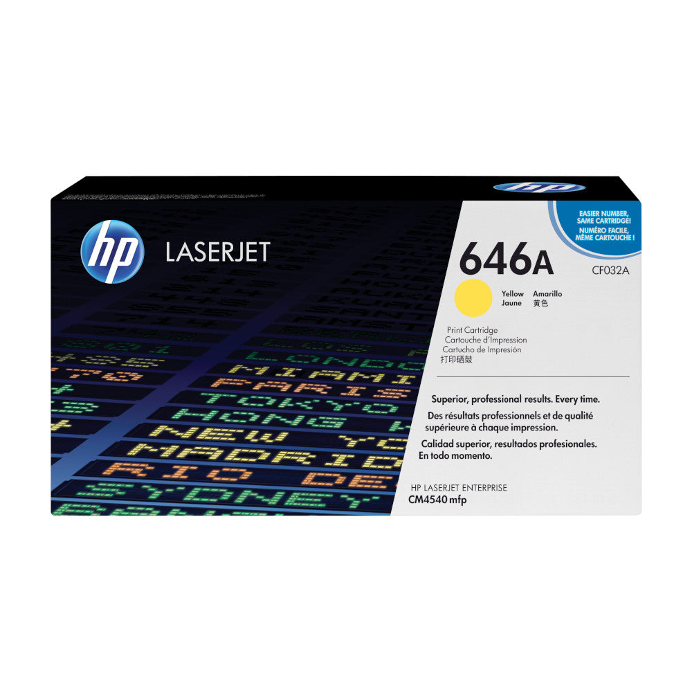 Toner HP 646A jaune, 12 500 pages