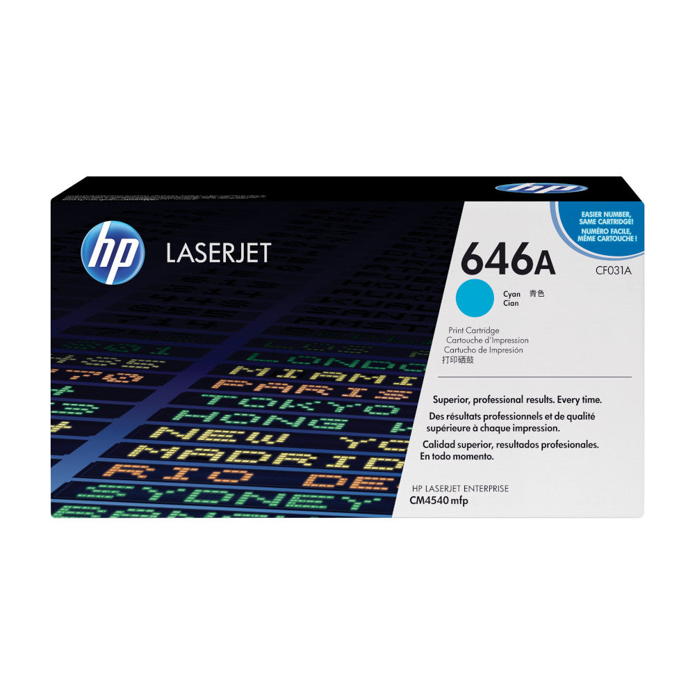 [CF031A] Toner HP 646A cyan, 12 500 pages