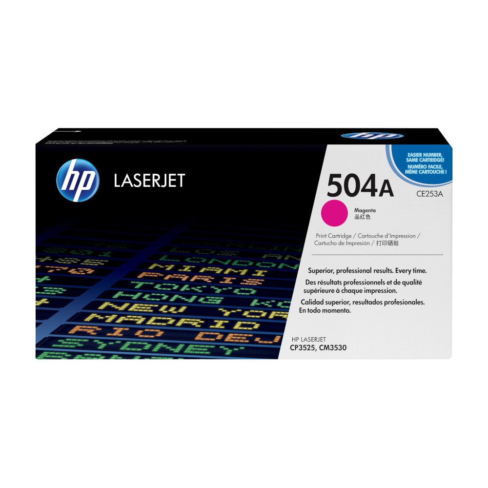 HP 504A magenta toner, 7,000 pages