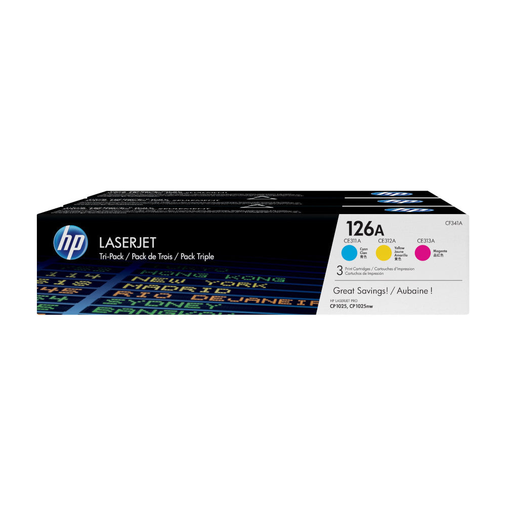 [CF341A] Pack HP 126A 4 couleurs, 1 000 pages