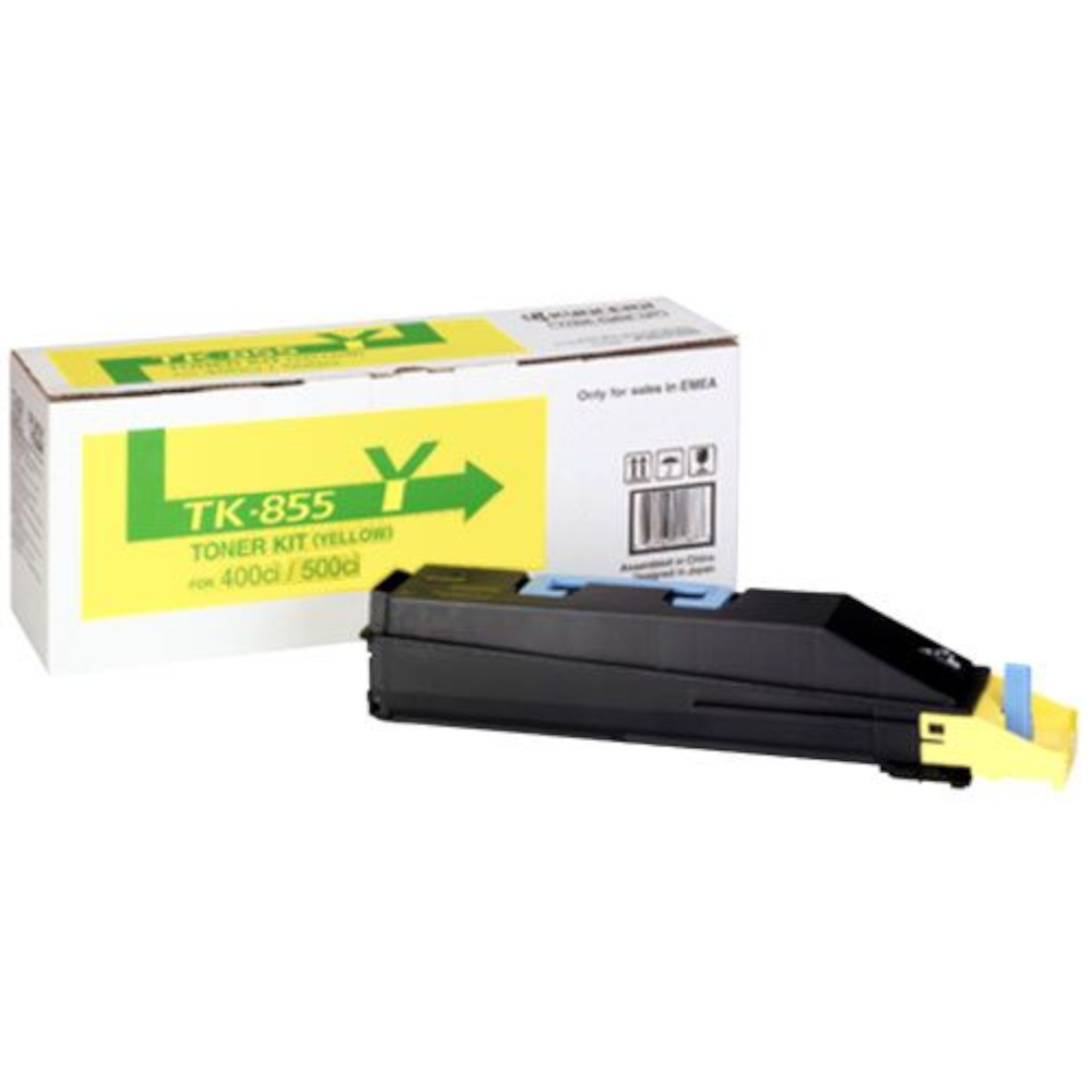 [TK855Y] Kyocera TK-855Y / TK855Y yellow toner, 18,000 pages