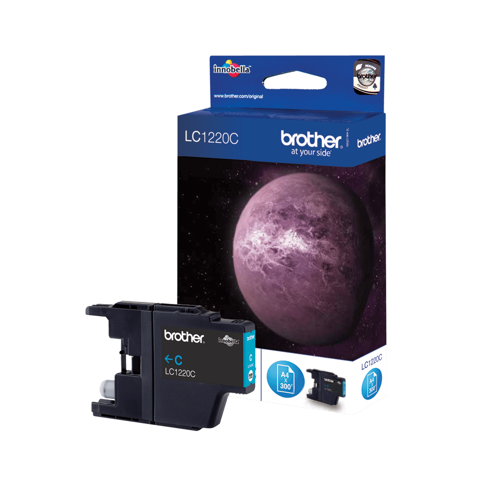 [LC1220C] Brother LC-1220C / LC1220C cyan ink cartridge, 300 pages