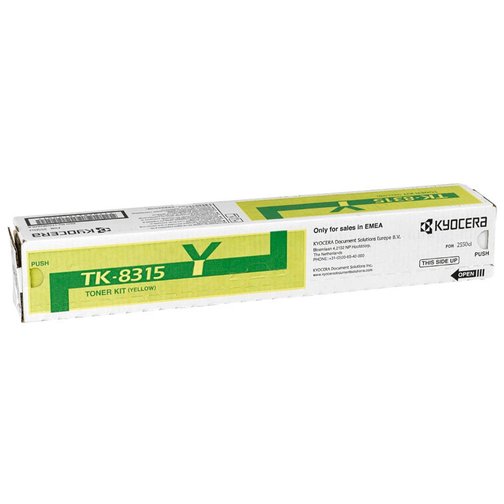 [1T02MVANL0] Kyocera TK-8315Y yellow toner, 6,000 pages