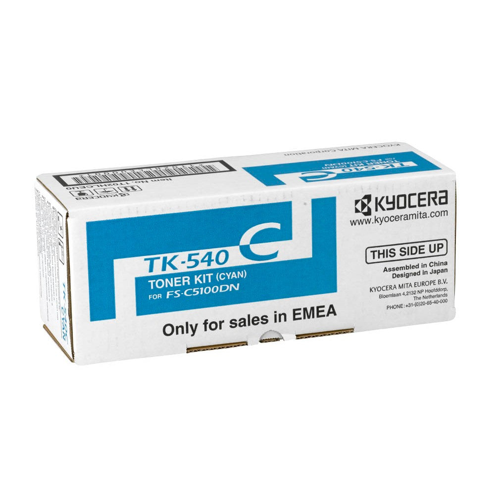 [1T02HLCEU0] Kyocera TK-540C cyan toner, 4,000 pages