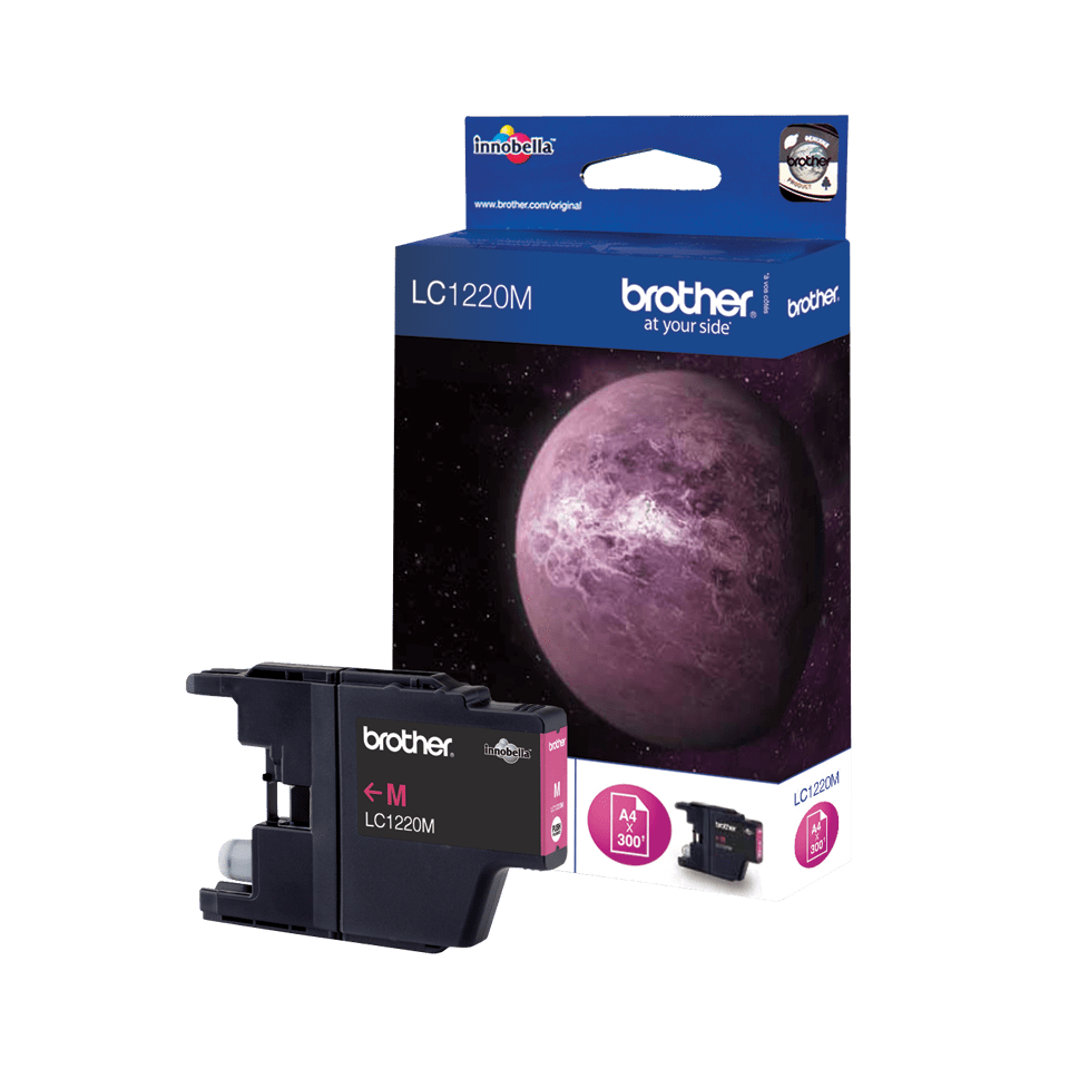 [LC1220M] Brother Tintenpatrone LC-1220M / LC1220M Magenta, 300 Seiten