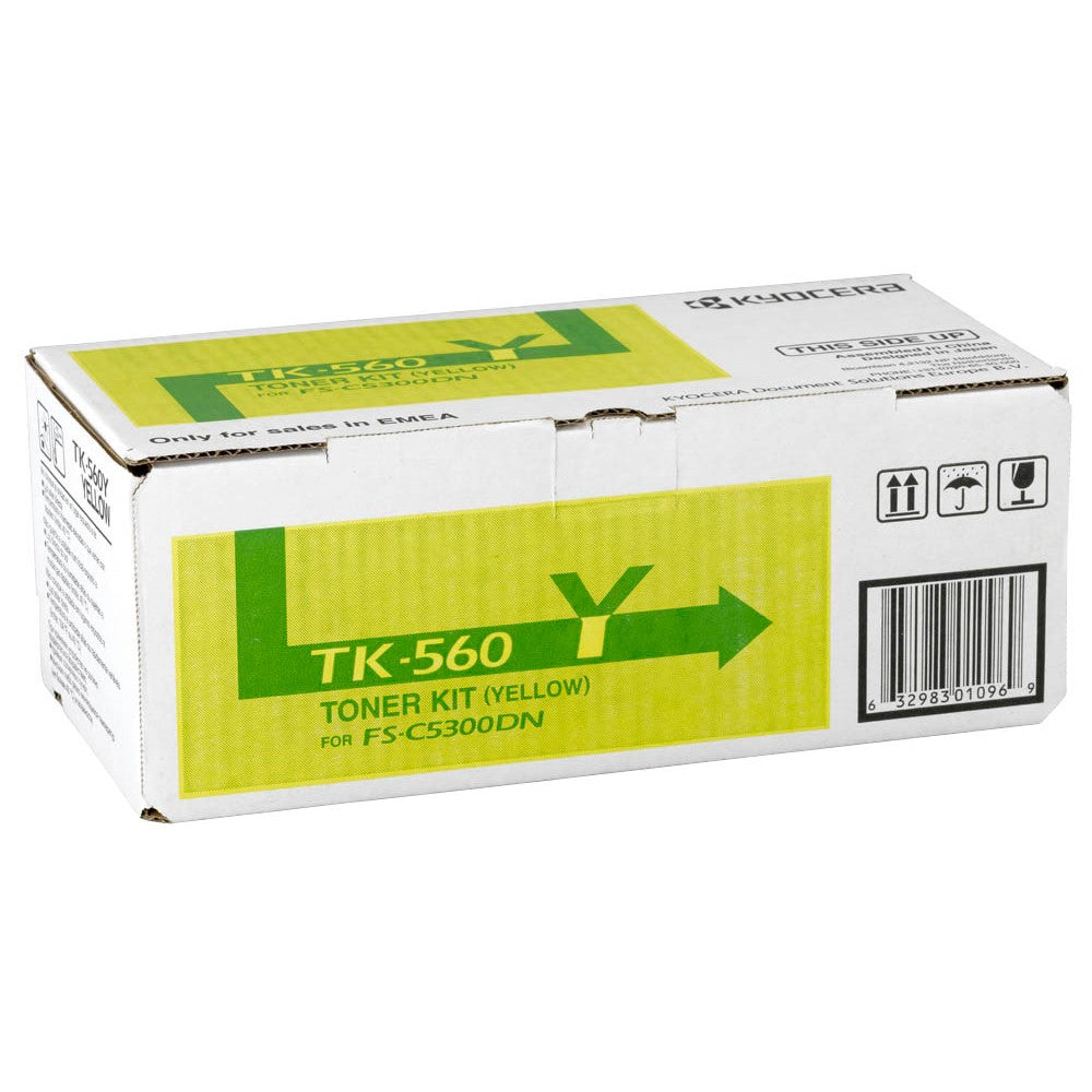 Toner Kyocera TK-560Y jaune, 10 000 pages