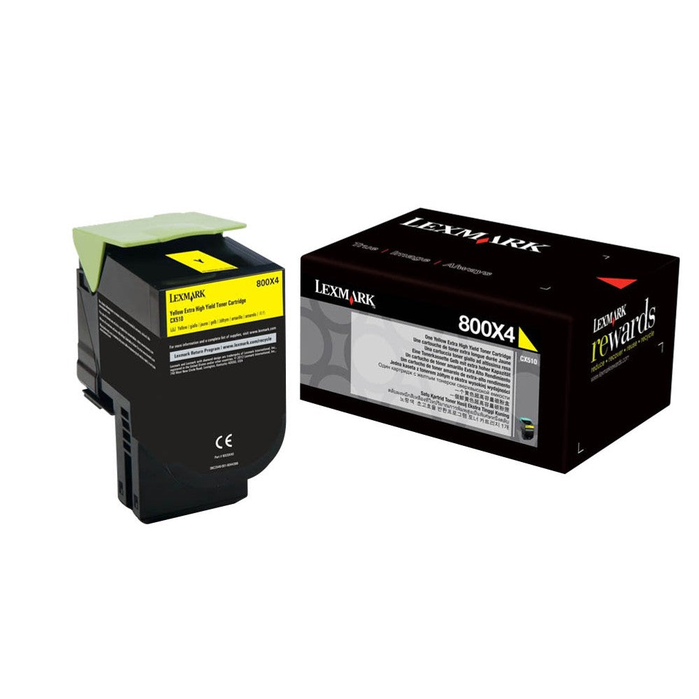 [80C0X40] Toner Lexmark 80C0X40 Gelb, 4.000 Seiten