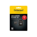 Intenso 3413480 microSDHC-Speicherkarte Class 10, 32 GB, SD-Adapter