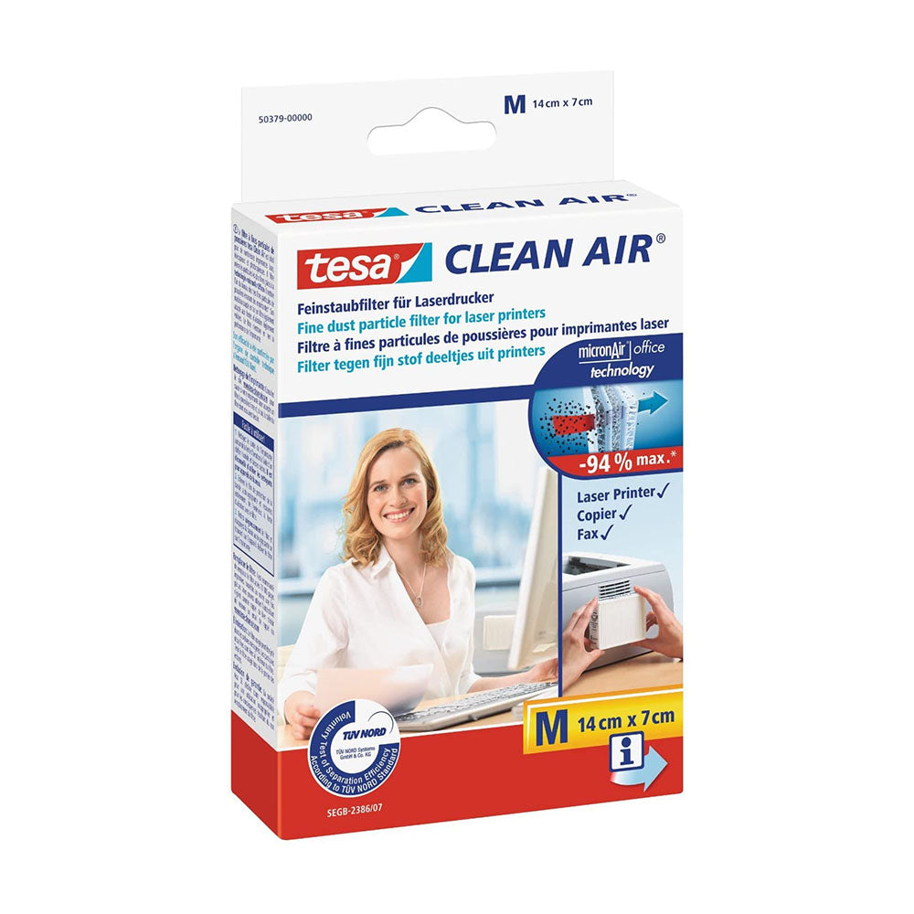 [5037900] Filtre à particules fines pour imprimante laser Tesa Clean Air, taille M, 140 x 70 mm