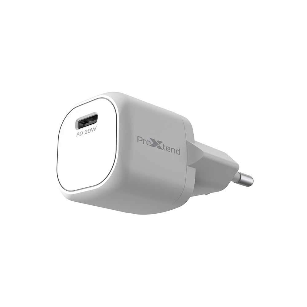 [PXPD20P1EU] ProXtend PX-PD20P1EU 20-W-USB-C-Ladegerät, weiß, EU-Stecker