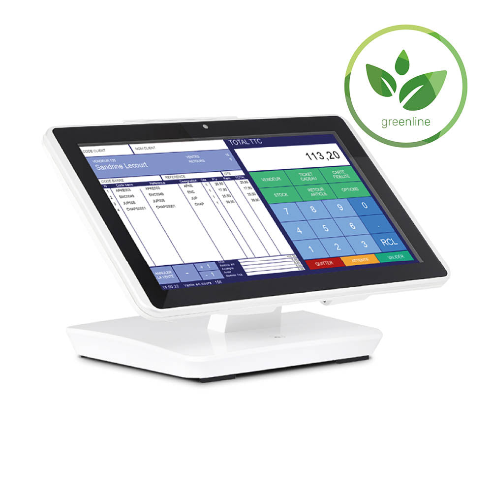 [DT356SWLC714638] Terminal point de vente tactile 15,6 pouces Oxhoo Dandy DT-356, Core i3, 4 Go, 64 Go SSD