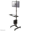 Neomounts FPMA-MOBILE1700 mobiler Arbeitsplatz, 10 bis 32 Zoll, schwarz