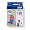 Brother Tintenpatrone LC-221M / LC221M Magenta, 260 Seiten