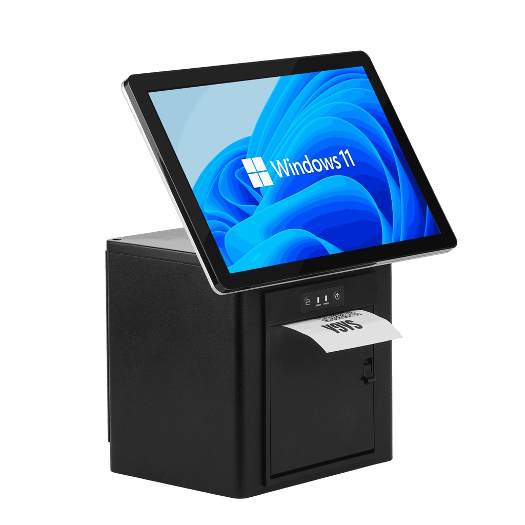 [CU101P] Caisse tactile compacte 10,1 pouces avec imprimante SAGA CUBO 10.1, Intel Celeron N97, 8 Go / 128 Go, Windows 11 ou Linu