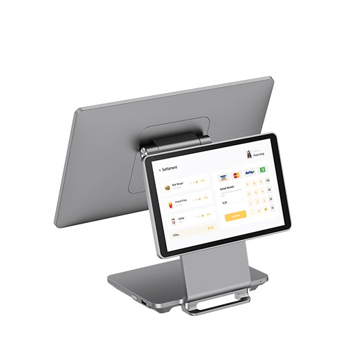 [RIA156D] Caisse tactile Android 15,6 pouces double écran SAGA RIA 15.6, 8 Go / 128 Go