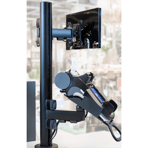 [QUICKMOUNT75] SAGA QuickMount 75 VESA-75-Adapter für Kassenterminal, Wandmontage
