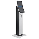 Borne de commande à écran incurvé 23,6 pouces SAGA KURVEO 23.6, Android 11, Version colonne 165 cm, 4 Go / 64 Go