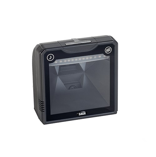 [SGBS600M] SAGA SGBS-600M Omnidirektionaler vertikaler Präsentationsscanner, 1D/2D-Imager, Lesen bis 360°, USB